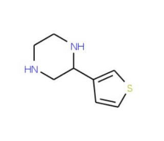 2-(3-Thienyl)piperazine (CAS 111760-38-4) - chemical structure image