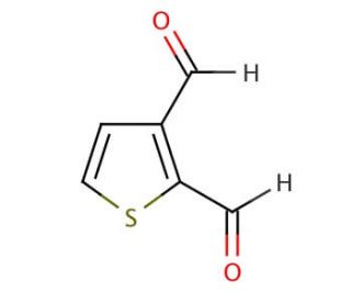 2,3-Thiophenedicarboxaldehyde (CAS 932-41-2) - chemical structure image