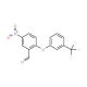 2-[3-(Trifluoromethyl)phenoxy]-5-nitrobenzaldehyde - chemical structure image
