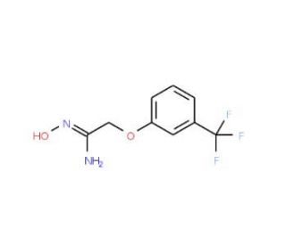 2-[3-(Trifluoromethyl)phenoxy]acetamidoxime (CAS 690632-15-6) - chemical structure image