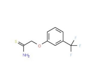2-[3-(Trifluoromethyl)phenoxy]ethanethioamide (CAS 20293-32-7) - chemical structure image