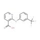 2-[3-(Trifluoromethyl)phenoxy]nicotinic acid (CAS 36701-89-0) - chemical structure image