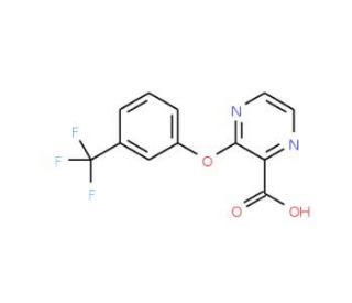 2-[3-(Trifluoromethyl)phenoxy]pyrazine-3-carboxylic acid - chemical structure image