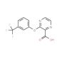 2-[3-(Trifluoromethyl)phenoxy]pyrazine-3-carboxylic acid - chemical structure image