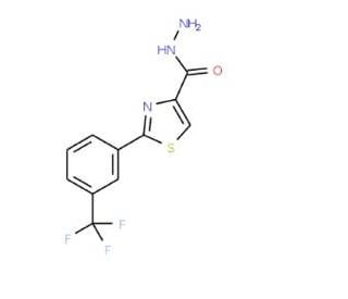 2-[3-(Trifluoromethyl)phenyl]-1,3-thiazole-4-carbohydrazide - chemical structure image