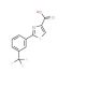 2-[3-(Trifluoromethyl)phenyl]-1,3-thiazole-4-carboxylic acid - chemical structure image