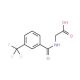 2-(3-(trifluoromethyl)benzamido)acetic acid (CAS 17794-48-8) - chemical structure image
