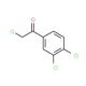 2,3′,4′-Trichloroacetophenone (CAS 42981-08-8) - chemical structure image