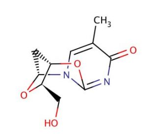 2,3&prime;-Anhydrothymidine (CAS 15981-92-7) - chemical structure image