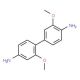 2,3′-Dimethoxy-biphenyl-4,4′-diamine - chemical structure image