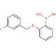 2-(3′-Fluorobenzyloxy)phenylboronic acid (CAS 871126-24-8) - chemical structure image