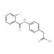 2-{4-[(2-iodobenzene)amido]phenyl}acetic acid - chemical structure image
