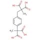 2-[4-(1,1-Dicarboethoxy)benzyl]-2-methyl Malonic Acid (CAS 189287-73-8) - chemical structure image