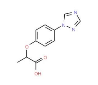 2-(4-[1,2,4]Triazol-1-yl-phenoxy)-propionic acid - chemical structure image