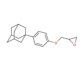 2-{[4-(1-adamantyl)phenoxy]methyl}oxirane - chemical structure image