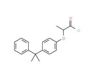 2-[4-(1-methyl-1-phenylethyl)phenoxy]propanoyl chloride - chemical structure image