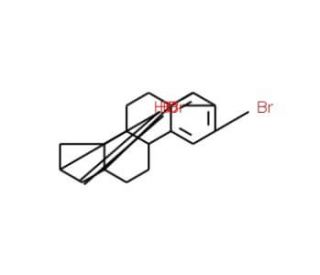 2,4,16&alpha;-Tribromoestrone (CAS 79258-15-4) - chemical structure image
