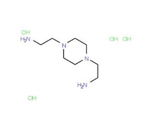 2-[4-(2-Amino-ethyl)-piperazin-1-yl]-ethylaminetetrahydrochloride - chemical structure image