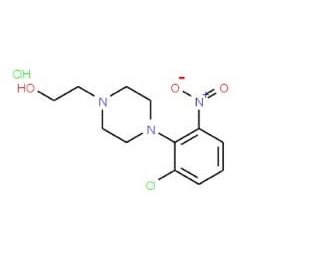 2-[4-(2-Chloro-6-nitrophenyl)piperazin-1-yl]-ethanol hydrochloride - chemical structure image