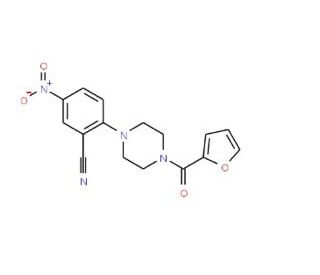 2-[4-(2-Furoyl)piperazin-1-yl]-5-nitrobenzonitrile - chemical structure image