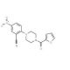 2-[4-(2-Furoyl)piperazin-1-yl]-5-nitrobenzonitrile - chemical structure image