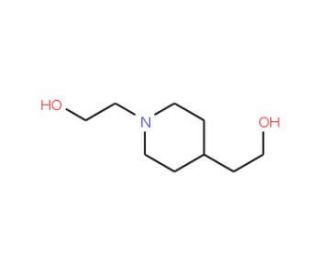 2-[4-(2-Hydroxy-ethyl)-piperidin-1-yl]-ethanol (CAS 50325-75-2) - chemical structure image