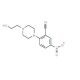 2-[4-(2-Hydroxyethyl)piperazin-1-yl]-5-nitrobenzonitrile - chemical structure image