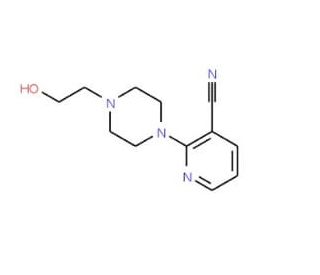 2-[4-(2-Hydroxyethyl)piperazino]nicotinonitrile - chemical structure image