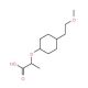 2-[4-(2-methoxyethyl)phenoxy]propanoic acid - chemical structure image