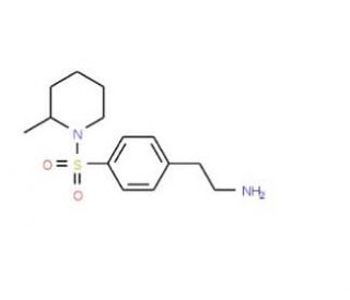 2-[4-(2-Methyl-piperidine-1-sulfonyl)-phenyl]-ethylamine - chemical structure image