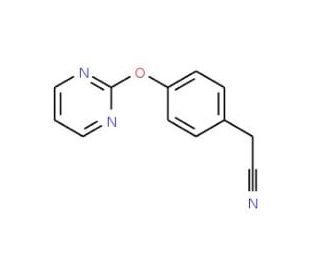 2-[4-(2-Pyrimidinyloxy)phenyl]acetonitrile - chemical structure image