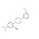 2-[4-(3-Methoxyphenyl)piperazin-1-yl]-5-nitrobenzonitrile - chemical structure image