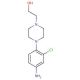 2-[4-(4-Amino-2-chloro-phenyl)-piperazin-1-yl]-ethanol (CAS 878046-65-2) - chemical structure image