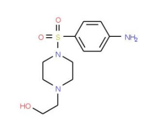 2-[4-(4-Amino-benzenesulfonyl)-piperazin-1-yl]-ethanol - chemical structure image