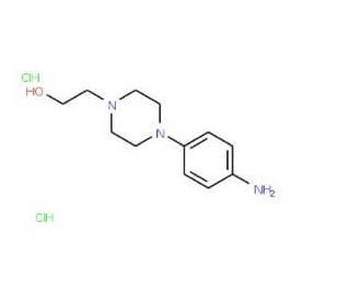 2-[4-(4-Amino-phenyl)-piperazin-1-yl]-ethanoldihydrochloride - chemical structure image