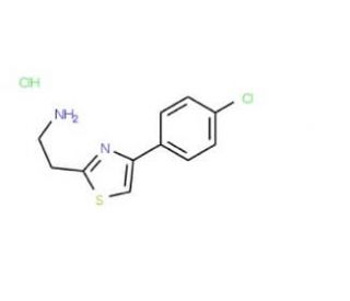 2-[4-(4-Chloro-phenyl)-thiazol-2-yl]-ethylamine hydrochloride - chemical structure image