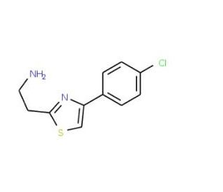 2-[4-(4-Chloro-phenyl)-thiazol-2-yl]-ethylamine - chemical structure image
