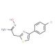 2-[4-(4-Chlorophenyl)-1,3-thiazol-2-yl]-N′-hydroxyethanimidamide - chemical structure image