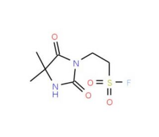 2-(4,4-dimethyl-2,5-dioxoimidazolidin-1-yl)ethanesulfonyl fluoride - chemical structure image
