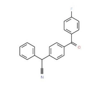 2-[4-(4-Fluorobenzoyl)phenyl]-2-phenylacetonitrile - chemical structure image