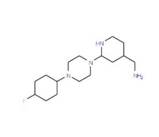 {2-[4-(4-fluorophenyl)piperazin-1-yl]pyridin-4-yl}methanamine - chemical structure image
