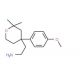 2-[4-(4-Methoxy-phenyl)-2,2-dimethyl-tetrahydro-pyran-4-yl]-ethylamine - chemical structure image