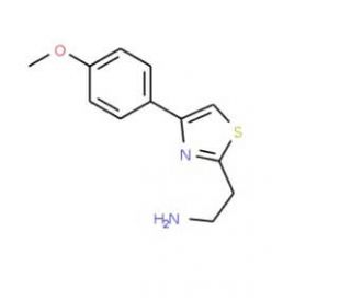 2-[4-(4-Methoxy-phenyl)-thiazol-2-yl]-ethylamine - chemical structure image