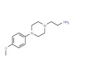 2-[4-(4-Methoxyphenyl)piperazin-1-yl]ethanamine (CAS 20529-26-4) - chemical structure image