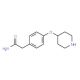 2-[4-(4-Piperidinyloxy)phenyl]acetamide - chemical structure image