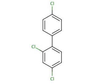 2,4,4&prime;-Trichlorobiphenyl (CAS 7012-37-5) - chemical structure image