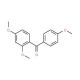2,4,4′-Trimethoxybenzophenone (CAS 4038-15-7) - chemical structure image