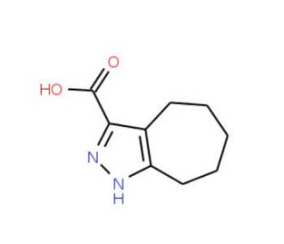 2,4,5,6,7,8-Hexahydro-cycloheptapyrazole-3-carboxylic acid - chemical structure image