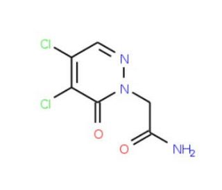 2-(4,5-dichloro-6-oxo-1,6-dihydropyridazin-1-yl)acetamide - chemical structure image
