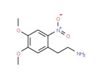 2-(4,5-dimethoxy-2-nitrophenyl)ethanamine (CAS 37852-39-4) - chemical structure image